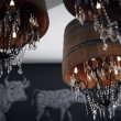 NAPA, CALIF - NOV 28, 2010:  Chandeliers made from wine barrels hang overhead inside Tyler Florence's new Rotisserie & Wine restaurant in downtown Napa on Nov 28, 2010.  PHOTO BY JOHN LEE

COPYRIGHT 2010 JOHN LEE PICTURES
www.johnleepictures.com