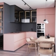 pink-color-small-open-concept-kitchen