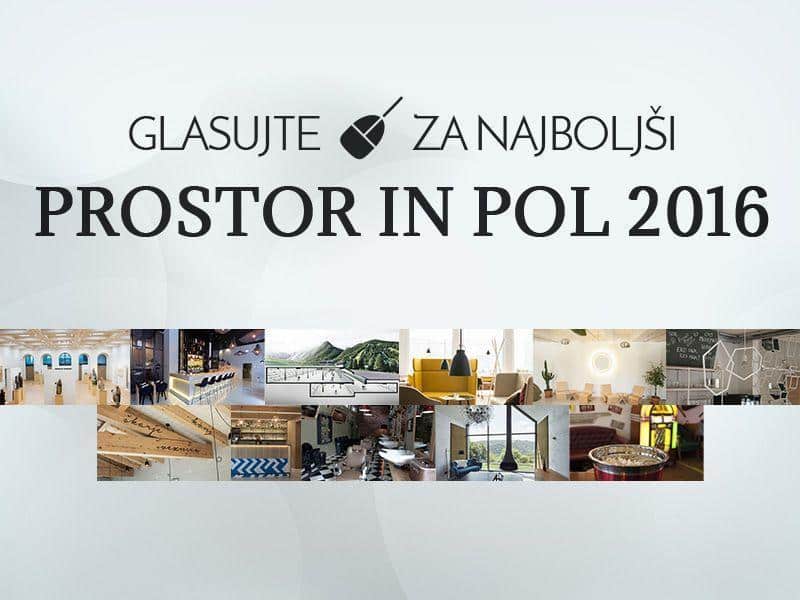 Pomagajte izbrati Prostor in pol 2016