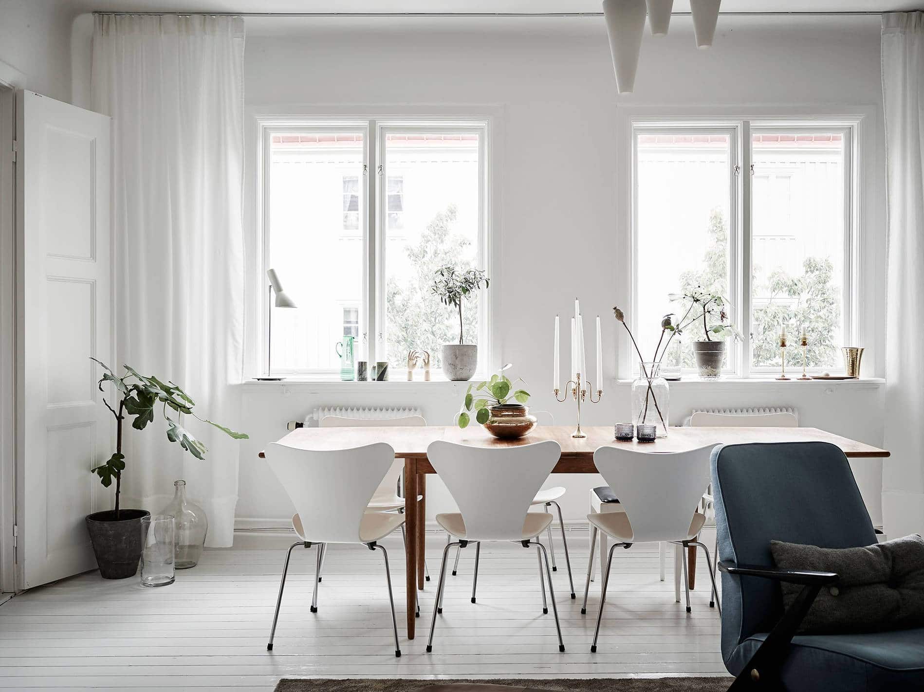 Severnjaški slog sedenja: stoli po skandinavsko
