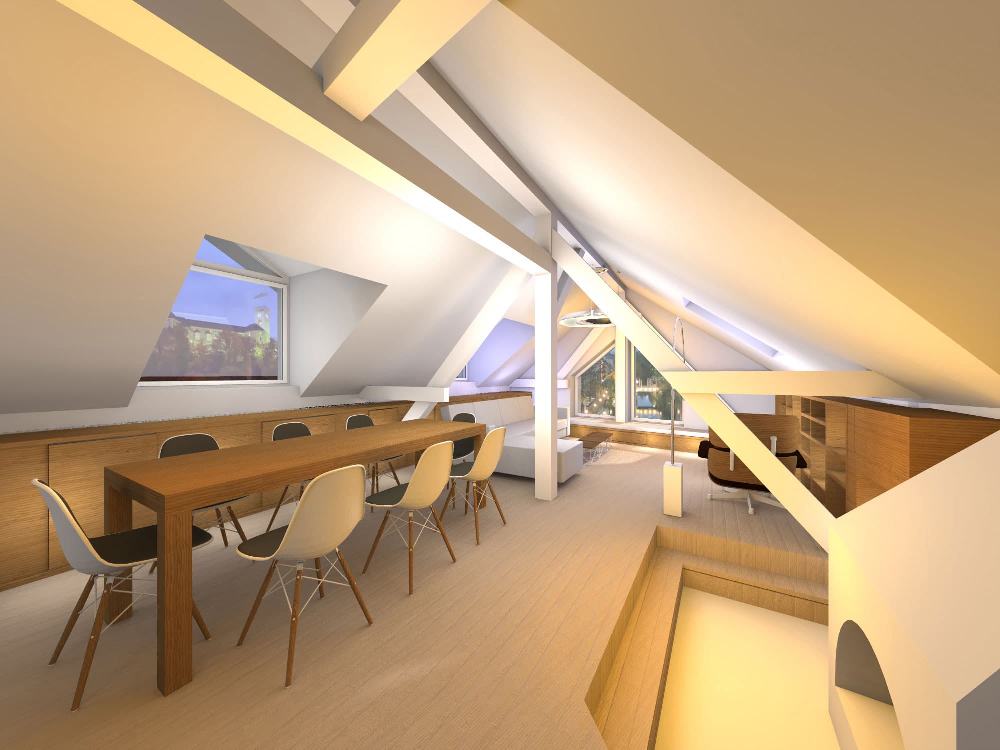 Prenova dveh stanovanj v stari Ljubljani v 360° ambient