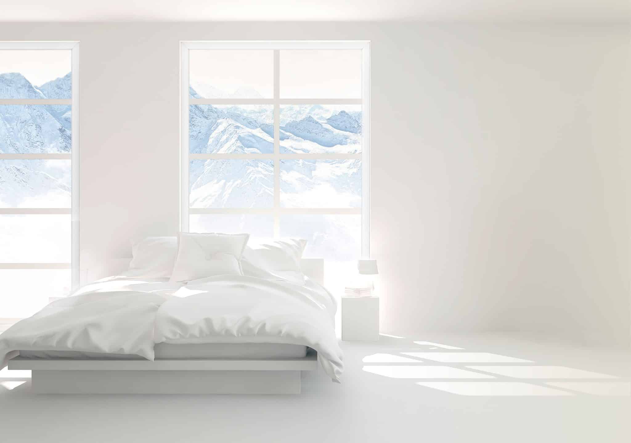 Bela zidna barva: za več svetlobe v vašem domu