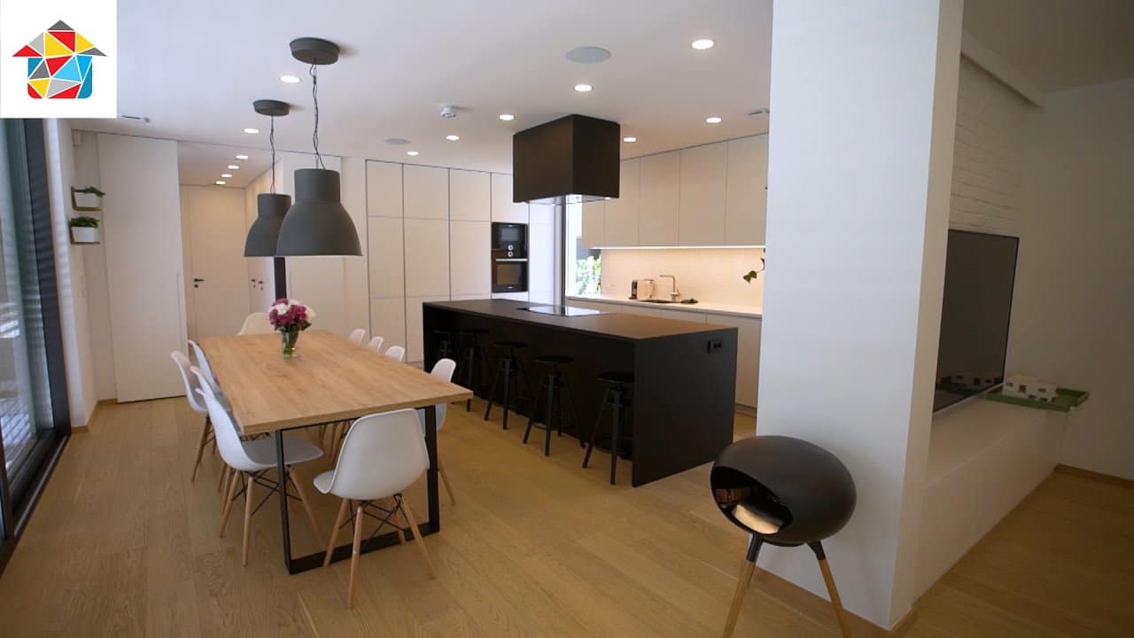 Industrijsko-skandinavski slog: 225 udobnih m2 za veliko družino