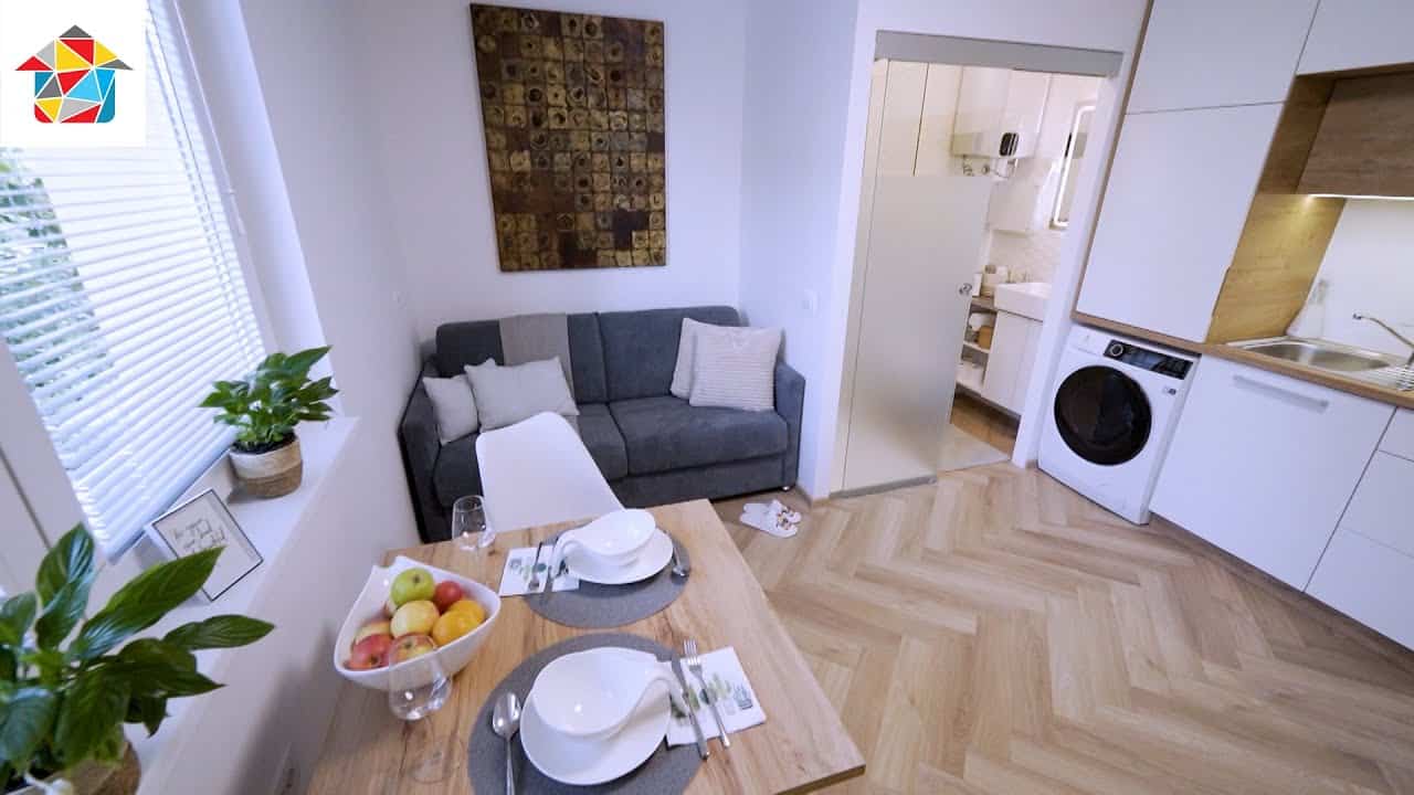 Le 18 m2: mini stanovanje z maksi izkoristkom