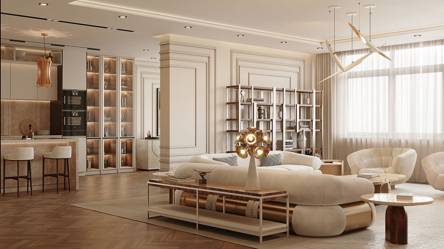 Penthouse v Monaku: preplet ergonomije in vrhunskega dizajna