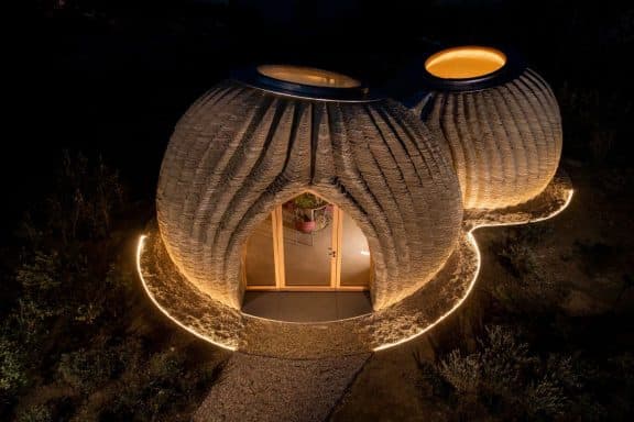 Prva 3D-natisnjena hiša iz ilovice že stoji v Italiji