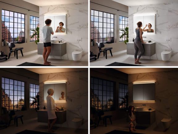 Želi si ga vsaka kopalnica: ogledalo z intuitivnim delovanjem