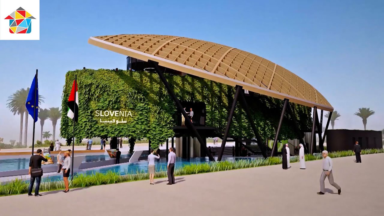 Razstava Expo v Dubaju: slovenski paviljon kot impozantna lesena konstrukcija