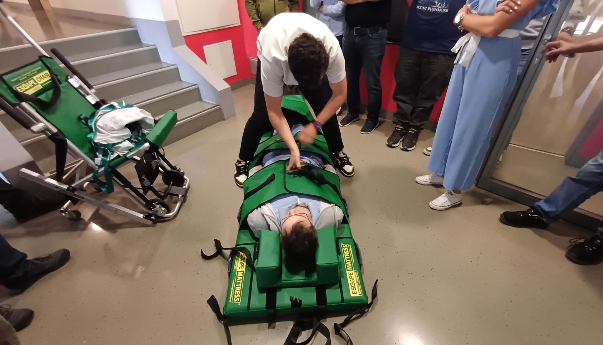 Gasilska brigada Ljubljana v akciji: kako evakuirati invalide?