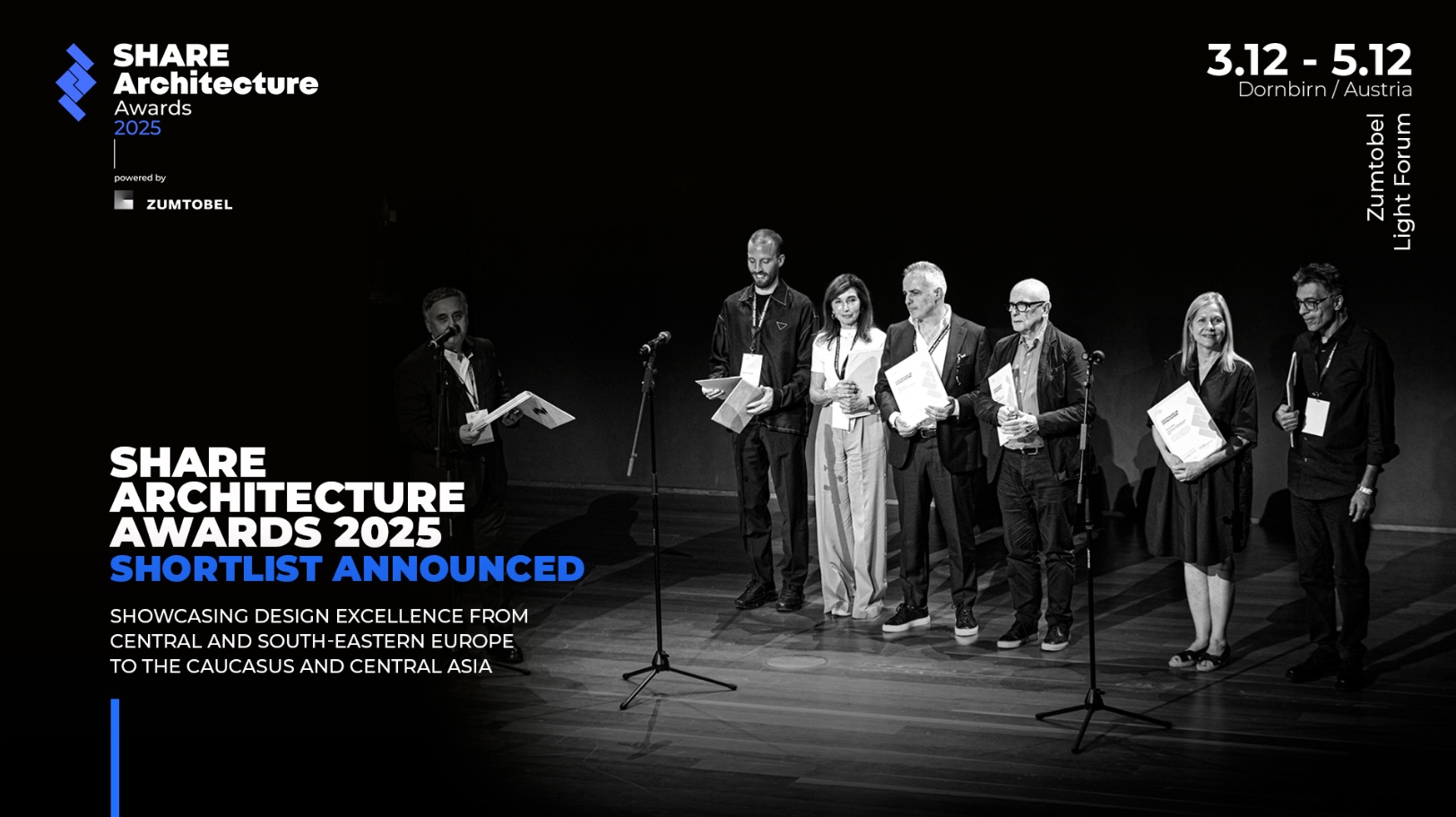 Med finalisti SHARE Architecture Awards 2025 tudi štirje slovenski projekti
