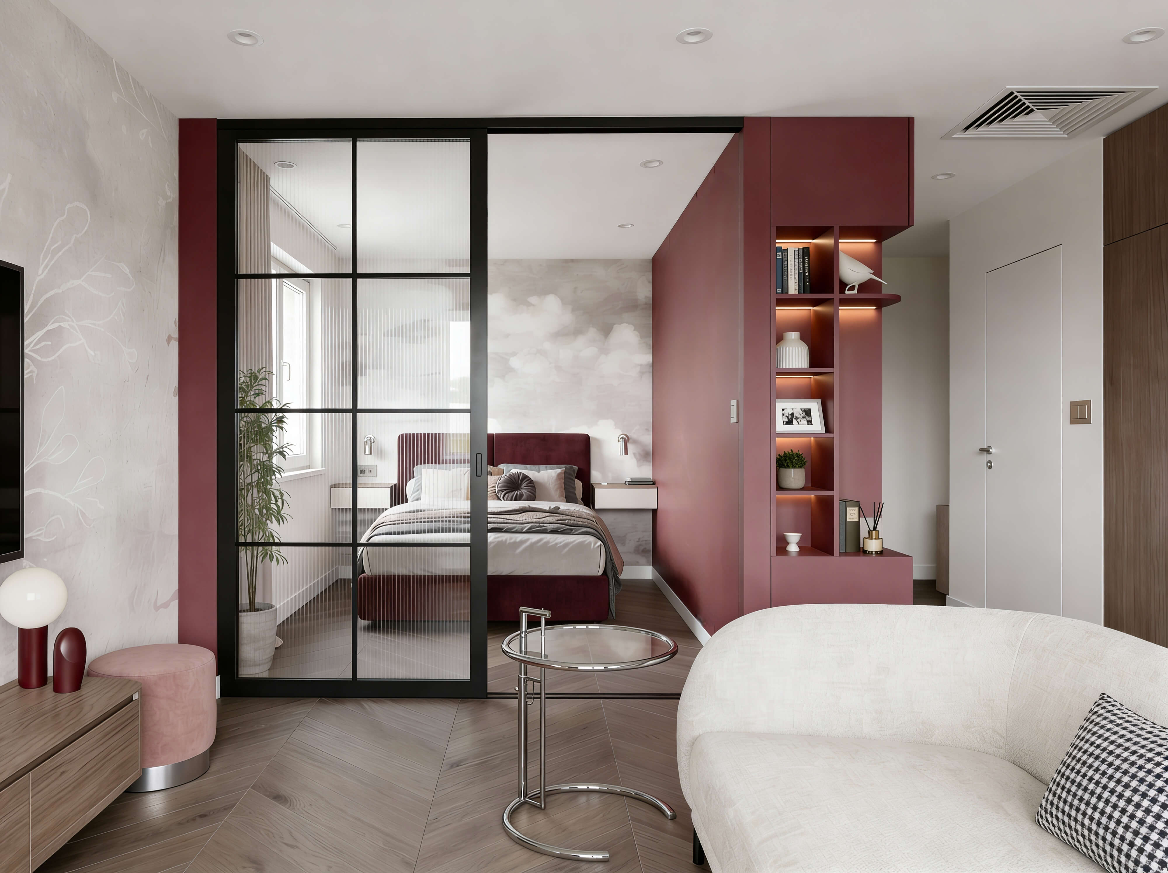 Njen budoar: 41,7 m² osebne svobode